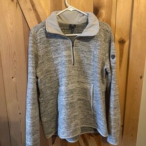 Kuhl Light Gray Women's Cowl Neck Sweater